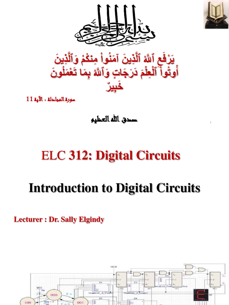 Lec. (3) Digital Circuits | PDF | Electrical Circuits | Digital Technology