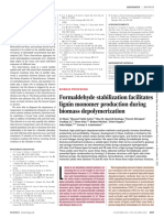 Example of 4 Ps - Luterbacher 2016 - Formaldehyde Stabilisation of Lignin