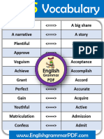 Vocabulary Words For Ielts