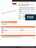 Llave Combinada Extralarga 11 MM