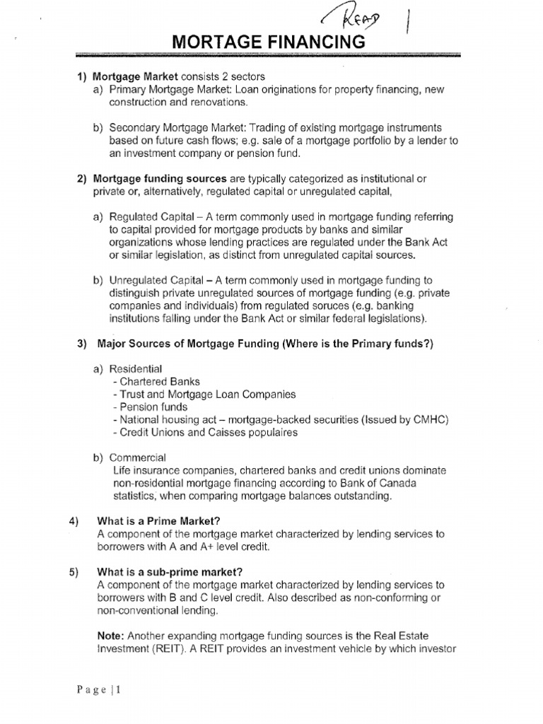Mortgage Finacing 2 | PDF