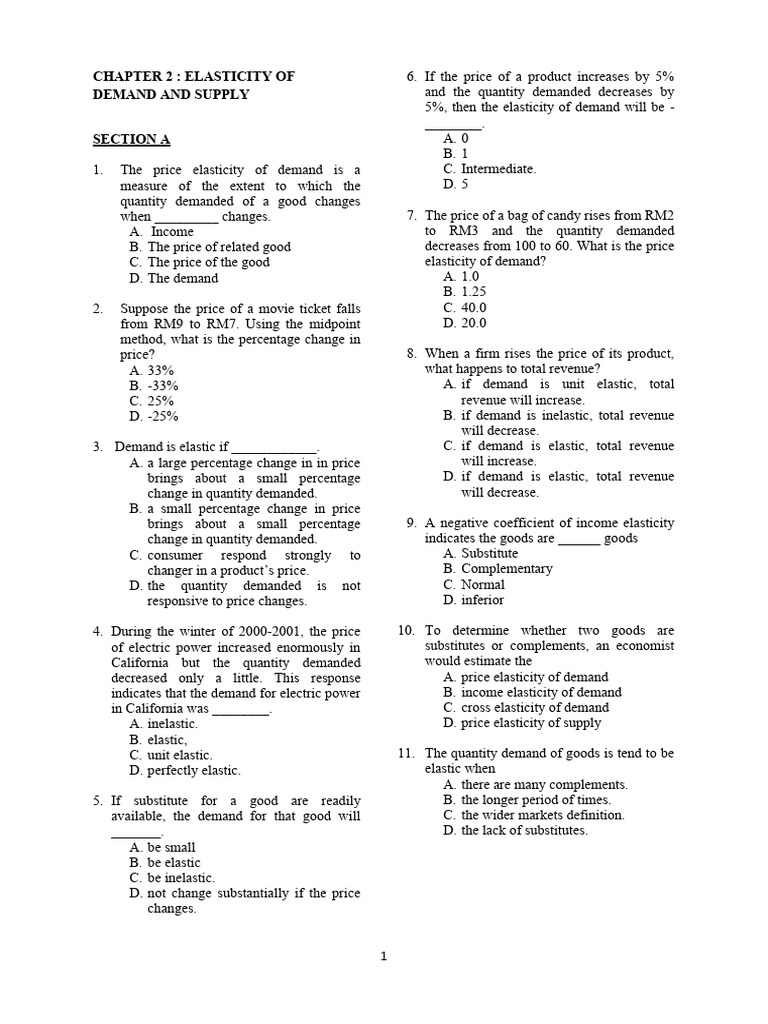 CHAPTER 2C-QUESTIONS | PDF