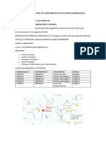 Informe Ambiental de Cumplimiento de Registros Ambientales