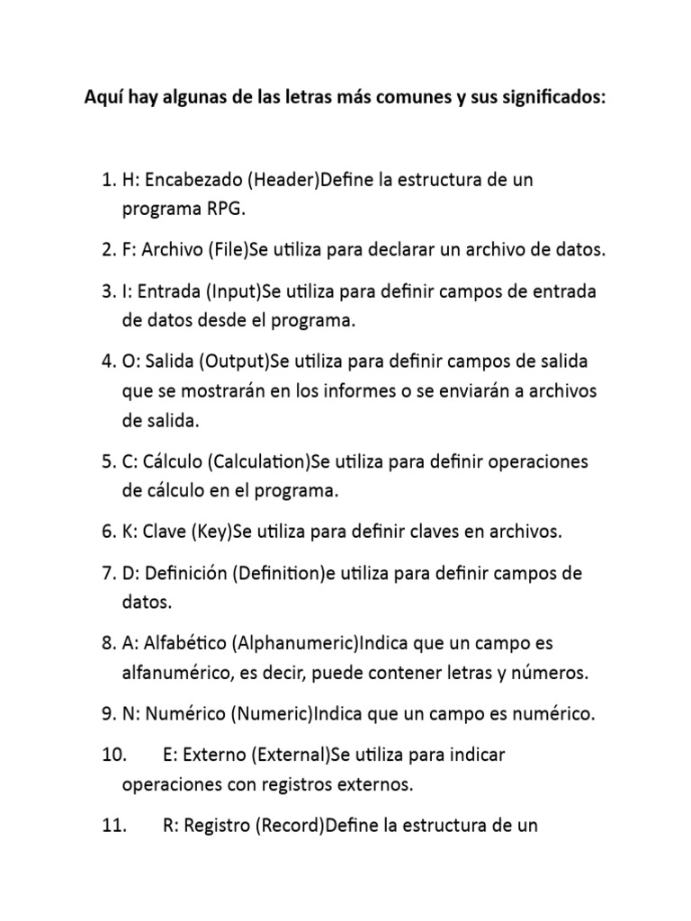 RPG y As400 | PDF