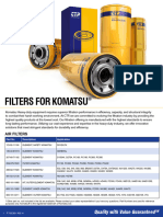 F 720 353 Rev. A Filters For Komatsuu