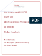 MNGT622 ModuleHandbook 22-23