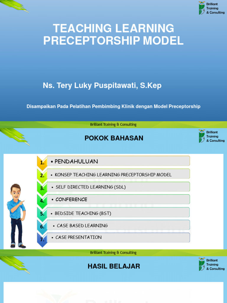 Model Preceptorship dalam Keperawatan | PDF | Karier & Perkembangan