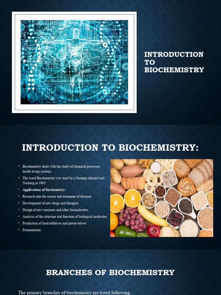 Introduction To Biochemistry PDF Chemistry Biochemistry
