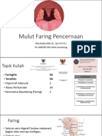 Kuliah Mulut Faring Pencernaan Oke 2021