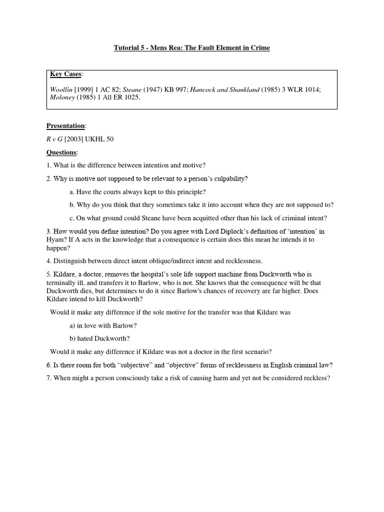 Tutorial 5 MR | PDF