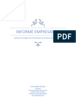 Informe Empresarial JUGOMEX