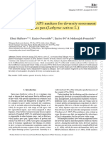 1.1.3 Genetic Diversity Analysis in Lathyrus Sativus Using SSR Molecular Markers 2