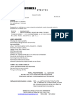 Presupuesto 001-197 Rossina Parque de Las Aguas