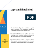 Activitate - Candidatul Ideal