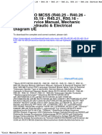 Merlo Roto Mcss r40 25 r40 26 r40 30 r45 19 r45 21 r50 16 r60 24 Service Manual Mechanic Manual Hydraulic Electrical Diagram de