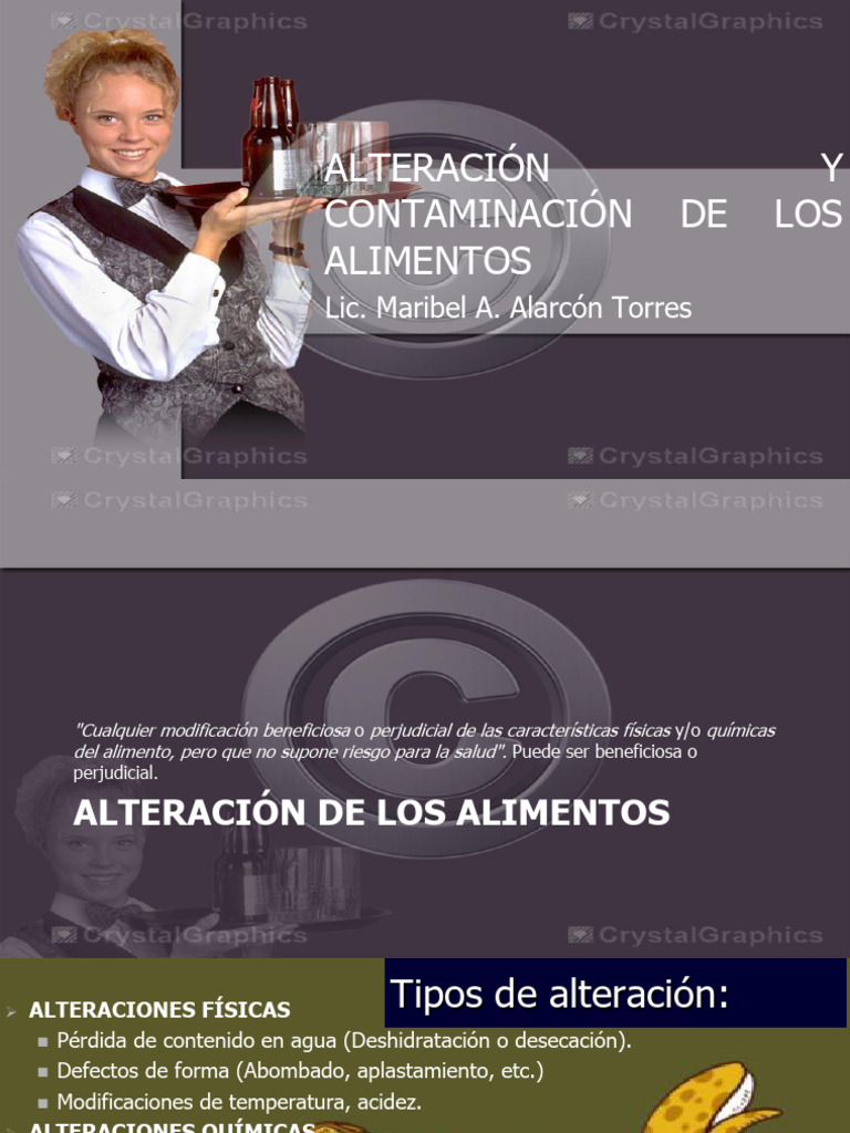 Alteración y Contaminación de Alimentos | PDF | Alimentos | Contaminación