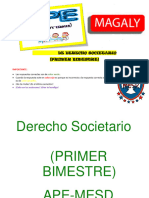 APE de Derecho Societario - Primer Bimestre - Unificado - MESD