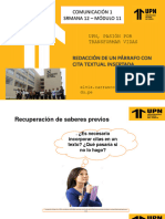 12.02 PPT Confer - Redac de Un Parrafo Con Cita Textual Insetada