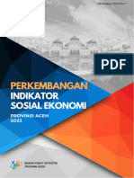 Perkembangan Indikator Sosial Ekonomi Provinsi Aceh 2023