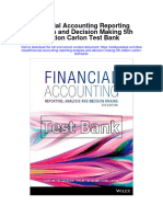 Financial Accounting Reporting Analysis and Decision Making 5th Edition Carlon Test Bank