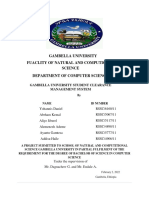 Gambella Uiversity Student Clearance Management System