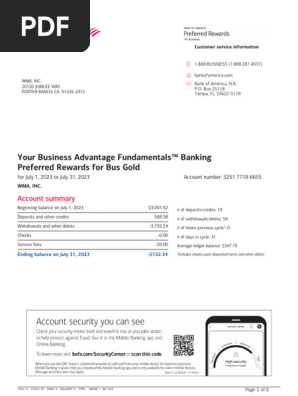 Bank of America Statement 2023-07-31 