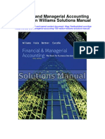 Financial and Managerial Accounting 16th Edition Williams Solutions Manual