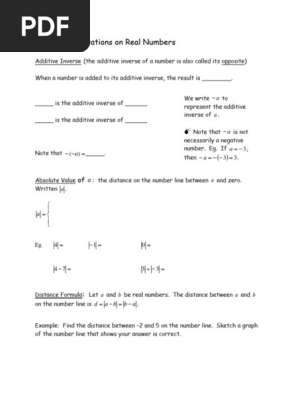 Week 1-2- Operations on Real Numbers (Blank) (1)