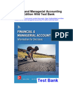 Financial and Managerial Accounting 7th Edition Wild Test Bank