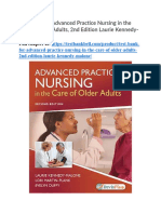 Test Bank For Advanced Practice Nursing in The Care of Older Adults 2nd Edition Laurie Kennedy Malone