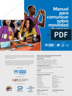 Manual para Comunicar Sobre Movilidad Humana