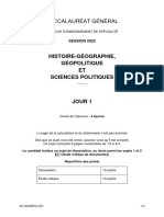 Spe HG Geopolitique Sciences Po 2022 Mayotte Liban 1 Sujet Officiel