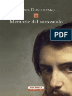 Fëdor Dostoevskij Memorie Dal Sottosuolo Neri Pozza 2021