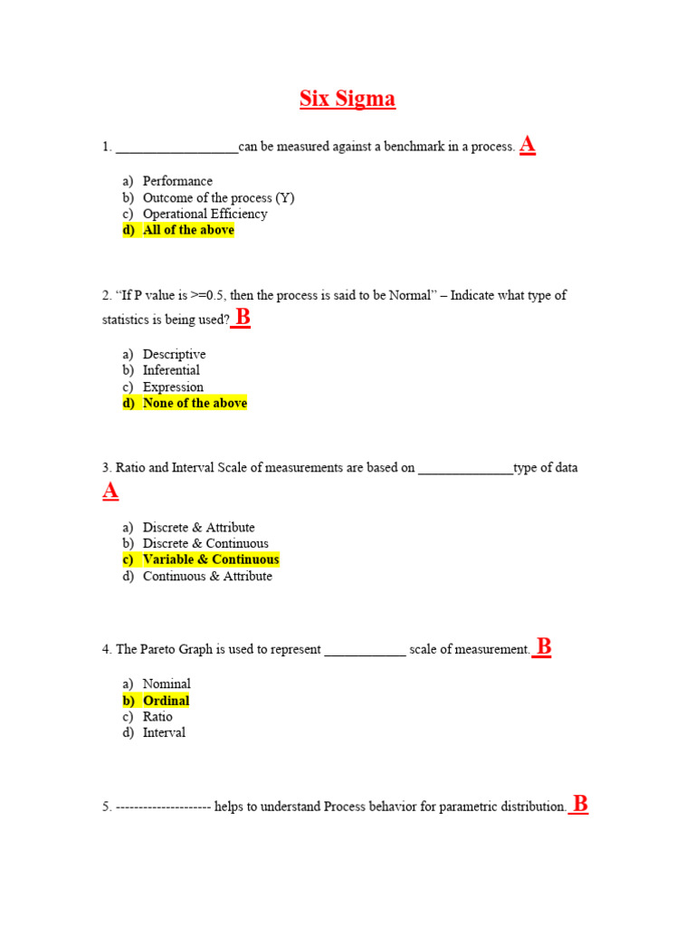 Six Sigma Process Capability Analysis | PDF | Standard Deviation | Variance