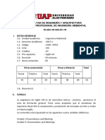 Silabo de Ingles 8 Uap Ing Ambiental