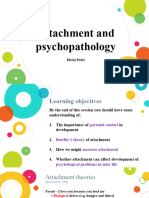 Attachment and Psychopathology 2018