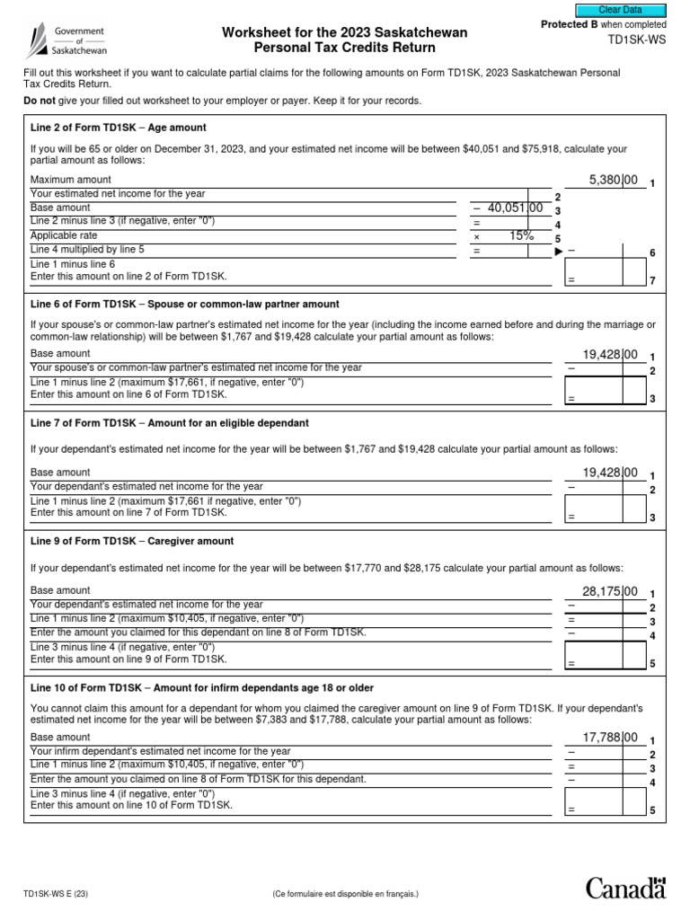 td1sk Ws Fill 23e PDF