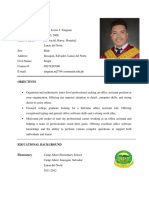 Mark Lester J. Tanguan - Application and Resume