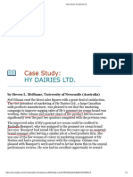 Case Study - Hy Dairies LTD 3