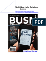Busn 5 5th Edition Kelly Solutions Manual