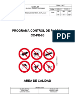 Cc-pr-05 Programa Control de Plagas