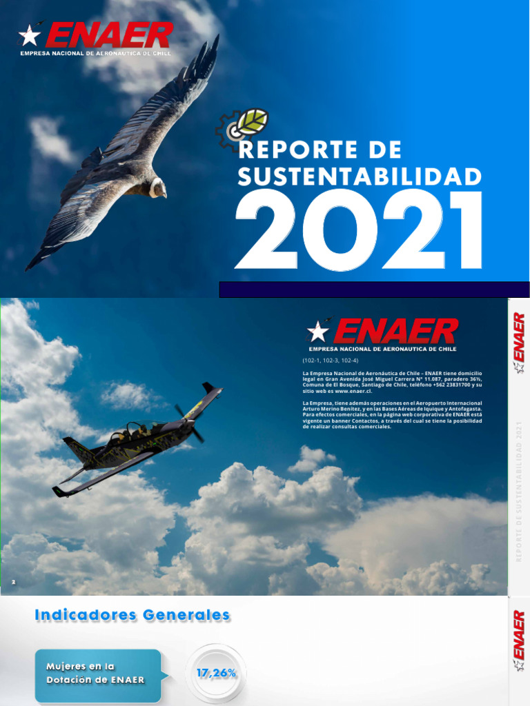 Informe de Sustentabilidad ENAER 2021 | PDF