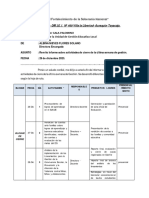 Informe Ultima Semana de Gestioni. E. #469