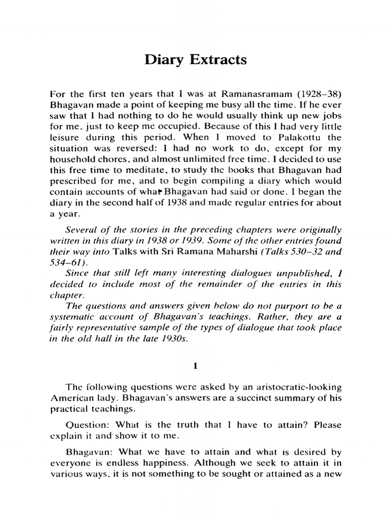 Diary Extracts 1 | PDF