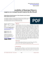 Criminal Responsibility of Municipal Mayors Aspects of Formal Social Control in The Brazil