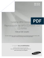 Sistema MINI-Compacto Reproducción de MP3-CD/WMA-CD/ CD-R/RW