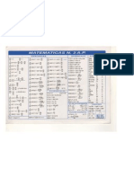 Tabla de Integrales