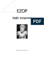 Ezop, Bajki Ezopowe
