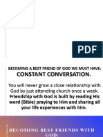 Becoming Best Friends With God Through Continual Meditation
