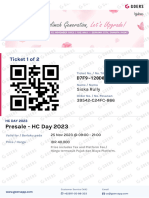 (Event Ticket) Presale - HC Day 2023 - HC DAY 2023 - 1 39542-C24FC-866